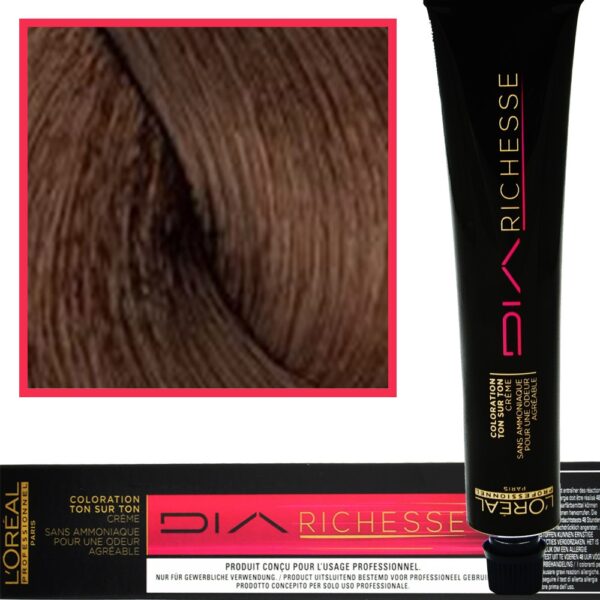 Loreal Dia Richesse farba do włosów 50ml 6.3 Ciemny Blond Złocisty