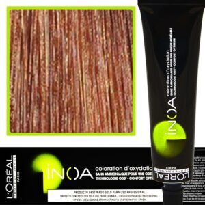 Loreal Inoa farba do włosów głęboki i trwały kolor dodatkowa ochrona włosa 60 ml 6.40 Ciemny Blond Miedziany Intensywny