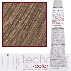 Alter Ego Technofruit Color – farba z keratyną do trwałej koloryzacji włosów, 100ml 10/00 | Głęboki Platynowy Blond