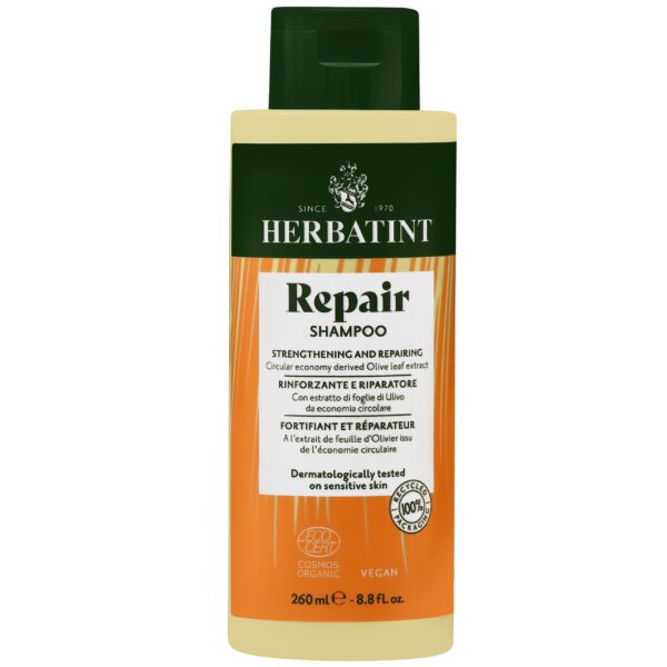 Herbatint Repair Shampoo - naprawczy szampon do włosów suchych i zniszczonych, 260ml