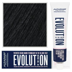 Alfaparf Evolution - wegańska farba do koloryzacji włosów, 60ml 1 | Czarny
