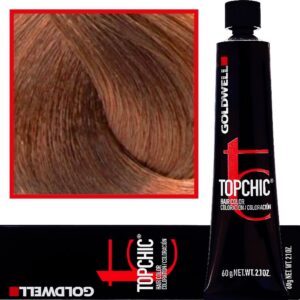 Goldwell Topchic - profesjonalna farba do włosów, 60ml 8-KG Jasna Złota Miedź