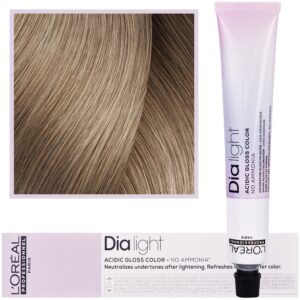 Loreal Dia Light - profesjonalna farba do włosów, 50ml 9.02 Bardzo Jasny Blond Naturalny Opalizujący