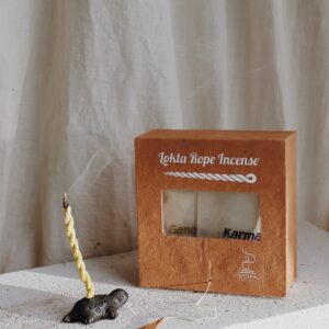 Zestaw kadzideł sznurkowych Lokta - 60 szt. Stupa Incense