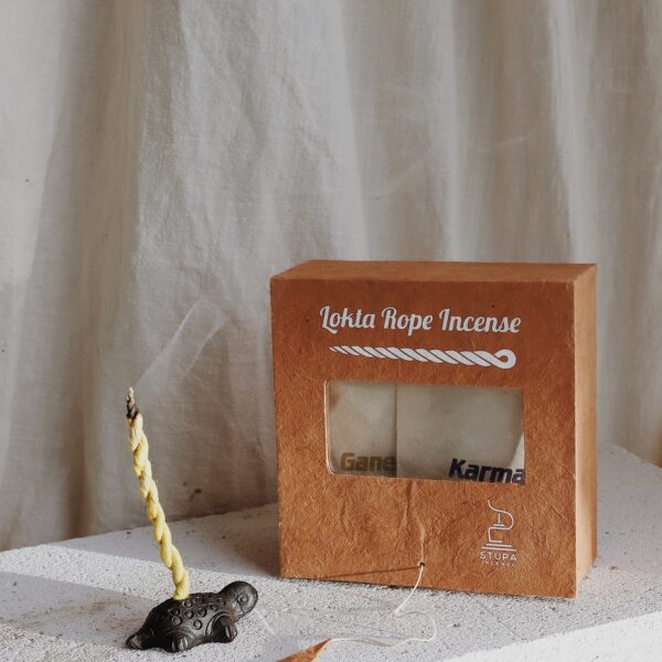 Zestaw kadzideł sznurkowych Lokta - 60 szt. Stupa Incense