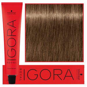Schwarzkopf Professional Igora Royal - trwała farba do włosów o innowacyjnej formule, 60ml 7-4 | Średni Blond Beżowy