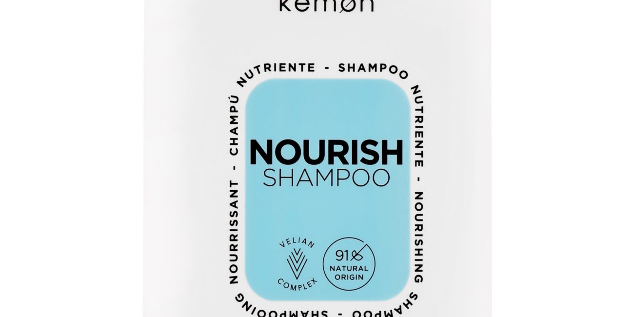 Kemon Nourish Shampoo - odżywczy szampon do włosów zniszczonych, 1000ml