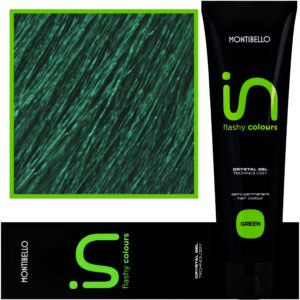 Montibello In Flashy Colours - żel koloryzujący w tęczowych odcieniach, 150ml GREEN | zielony