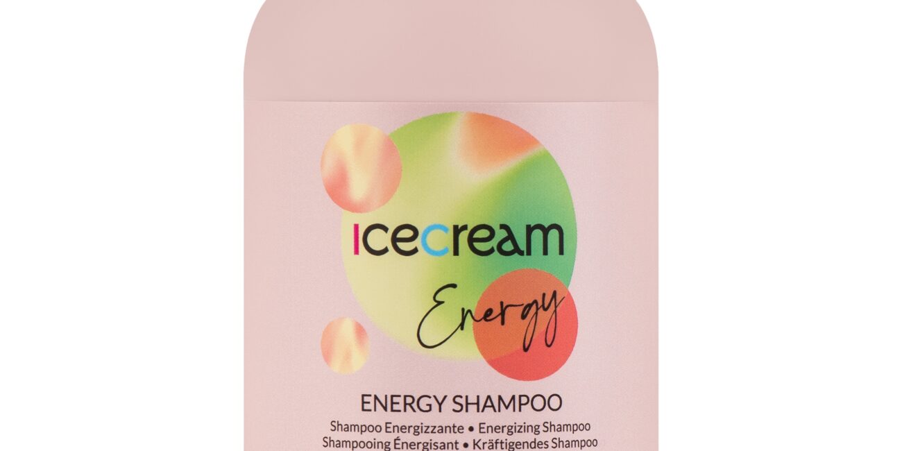 Inebrya Ice Cream Energy - szampon energetyzujący do włosów cienkich i słabych, 300ml