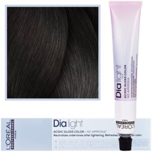 Loreal Dia Light - profesjonalna farba do włosów, 50ml 5.11 Jasny Brąz Popielaty Głęboki