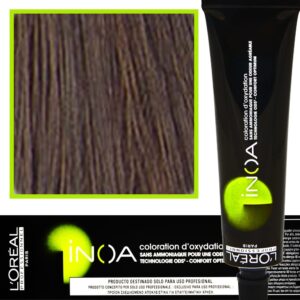 Loreal Inoa farba do włosów głęboki i trwały kolor dodatkowa ochrona włosa 60 ml 5 Jasny Brąz