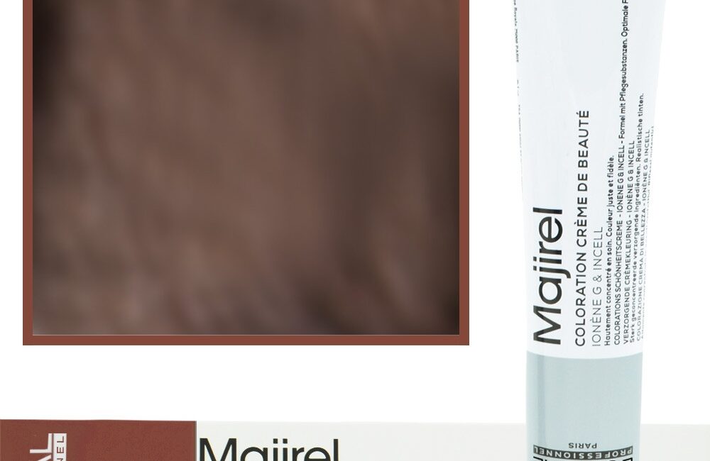 Loreal Majirel - profesjonalna farba do włosów, paleta kolorów, 50ml 5.32 Jasny Brąz Złocisto-Opalizujący