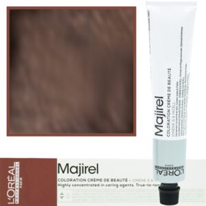 Loreal Majirel - profesjonalna farba do włosów, paleta kolorów, 50ml 5.32 Jasny Brąz Złocisto-Opalizujący