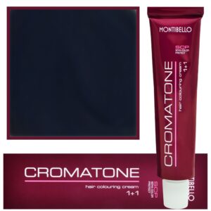 Montibello Cromatone farba profesjonalna trwała koloryzacja, 60ml 1,1 | Niebiesko-Czarny