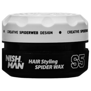Nishman Hair Styling Spider Wax S5 - mocna pomada do włosów, 150ml