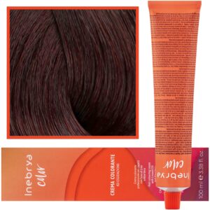 Inebrya Color - farba krem koloryzujący do włosów, 100ml 5/5 | Jasny Mahoniowy Kasztanowy