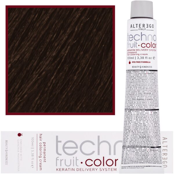 Alter Ego Technofruit Color – farba z keratyną do trwałej koloryzacji włosów, 100ml 8/00 | Głęboki Jasny Blond