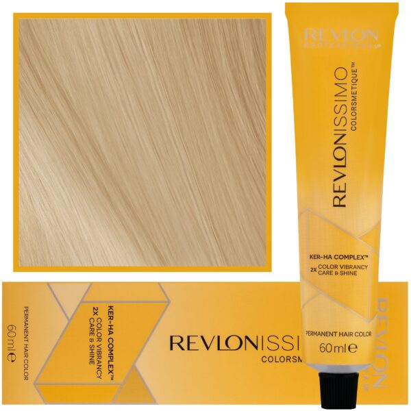 Revlon Revlonissimo Colorsmetique - kremowa farba do włosów, 60ml 9,31 | Bardzo Jasny Złoty Popielaty Blond
