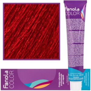 Fanola Crema Color farba - profesjonalny krem koloryzujący, 100 ml Rosso Cor. | (Korektor) Czerwień
