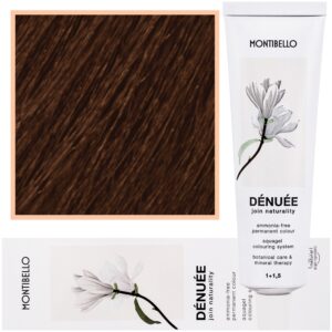 Montibello Denuee – naturalna wegańska farba do włosów bez amoniaku, 60 ml 7,64 | Miedziany-Kasztanowy Blond