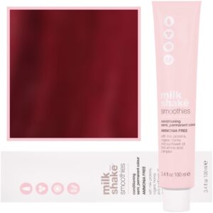 Milk Shake Smoothie Semi-Perm - farba do włosów bez amoniaku 100ml, paleta kolorów 6,6 | 6R || Ciemny Czerwony Blond