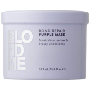 Schwarzkopf BlondMe Bond Repair Purple - fioletowa maska do włosów blond, 500ml