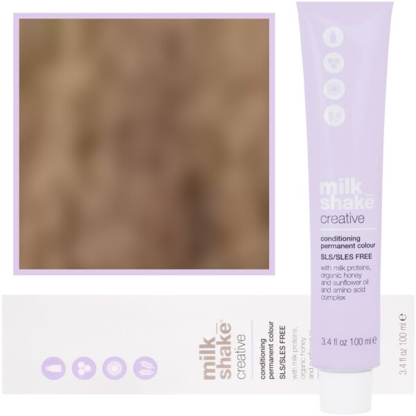 Milk Shake Creative - farba do włosów 100ml, pełna paleta kolorów 8,13 | 8AG || Jasny Popielaty Złoty Blond