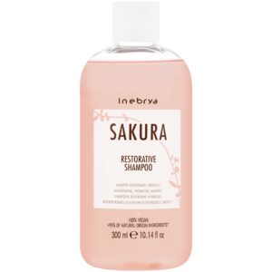 Inebrya Sakura Restorative - szampon regenerująco-nawilżający, 300ml