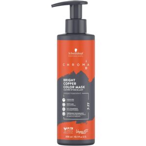 Schwarzkopf Chroma ID Color Mask - maska koloryzująca do włosów, 300ml 7-77 Bright Copper | Jasny Miedziany