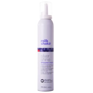 Milk Shake Silver Shine Whipped Cream kremowa odżywka do włosów blond i siwych 200 ml