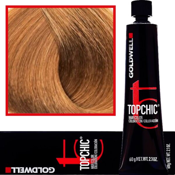 Goldwell Topchic - profesjonalna farba do włosów, 60ml 9-GN Bardzo Jasny Naturalny Złoty Blond