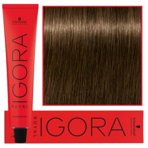 Schwarzkopf Professional Igora Royal - trwała farba do włosów o innowacyjnej formule, 60ml 5-4 | Jasny Brąz Beżowy
