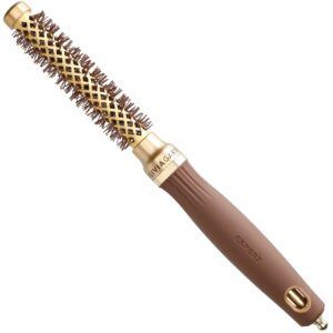 Olivia Garden Expert Blowout Shine Gold & Brown - szczotka do stylizacji włosów 15 mm