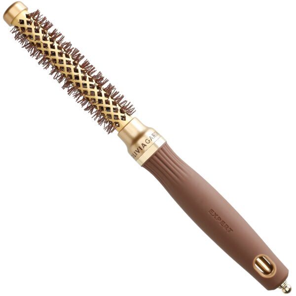 Olivia Garden Expert Blowout Shine Gold & Brown - szczotka do stylizacji włosów 15 mm