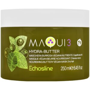 Echosline Maqui 3 Hydra-Butter - wegańska maska do włosów zniszczonych i suchych, 250ml