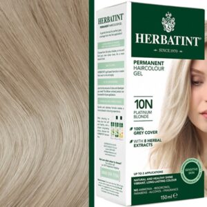Herbatint trwała farba do włosów z ekstraktami ziołowymi 150ml 10N Platynowy Blond