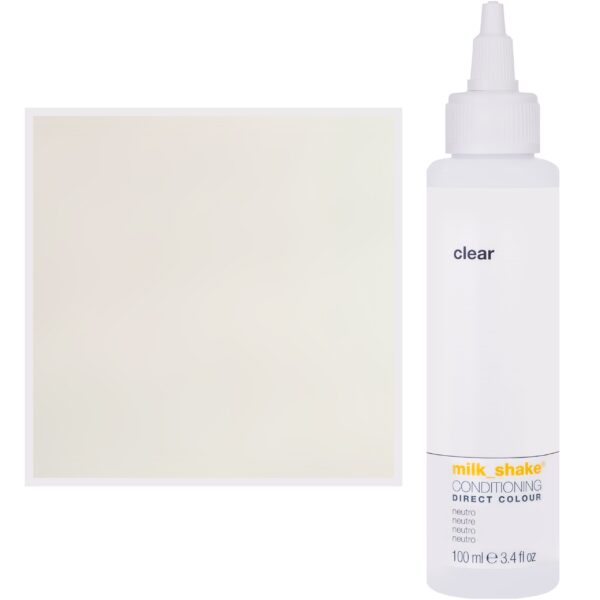 Milk Shake Direct Colour Toner do koloryzacji włosów 100ml, pełna paleta kolorów CLEAR || Neutralny