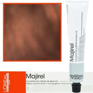 Loreal Majirel - profesjonalna farba do włosów, paleta kolorów, 50ml 6.45 Ciemny Blond Miedziano-Mahoniowy