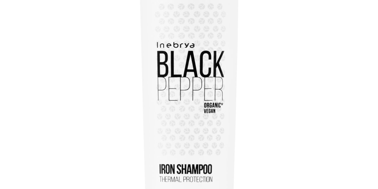 Inebrya Black Pepper Iron - szampon regenerujący do włosów, 300ml