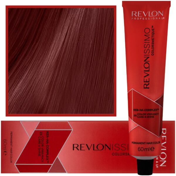 Revlon Revlonissimo Colorsmetique - kremowa farba do włosów, 60ml 5,65 | Jasny Czerwony Mahoniowy Brąz