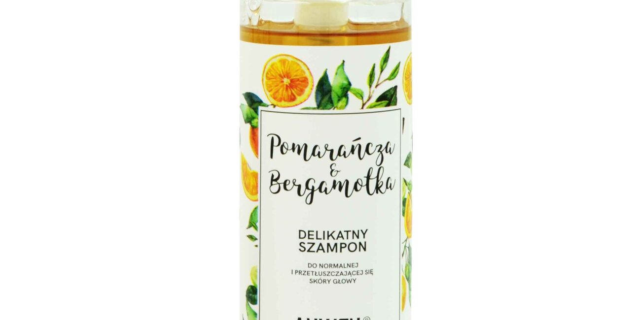 Anwen Pomarańcza i Bergamotka szampon do włosów przetłuszczających się i normalnych 200ml
