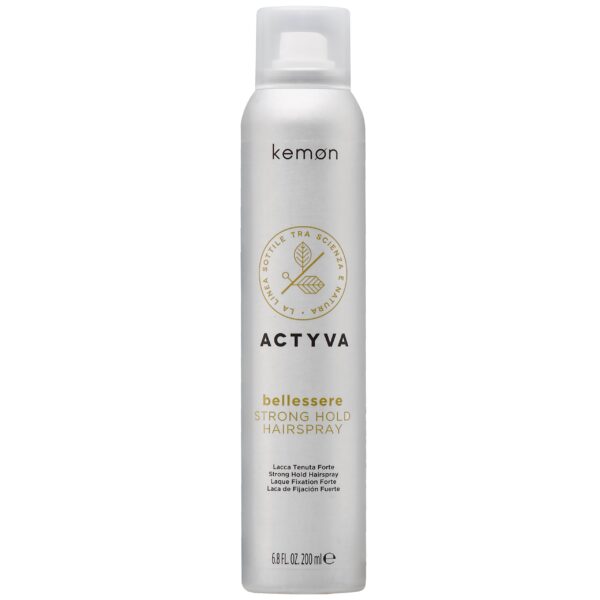 Kemon Actyva Bellessere Strong Hold Hairspray - mocno utrwalający lakier do włosów, 200ml