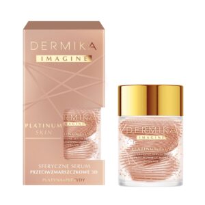 Dermika Sferyczne serum przeciwzmarszczkowe dzień/ noc 3D PLATYNA + PEPTYDY