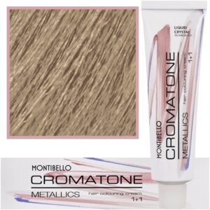 Montibello Cromatone Metallics, wielofunkcyjna farba do włosów 60 ml 8,32 M | Perłowy Złoty Jasny Blond