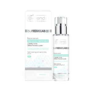 Supremelab Nocne serum naprawczo – regenerujące z DMAE, N-AG, Bifida Ferment Lysate