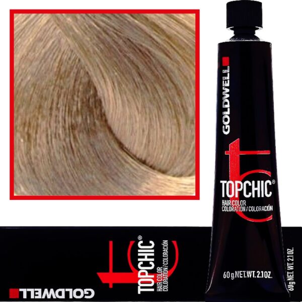 Goldwell Topchic - profesjonalna farba do włosów, 60ml 9-G Bardzo Jasny Złoty Blond