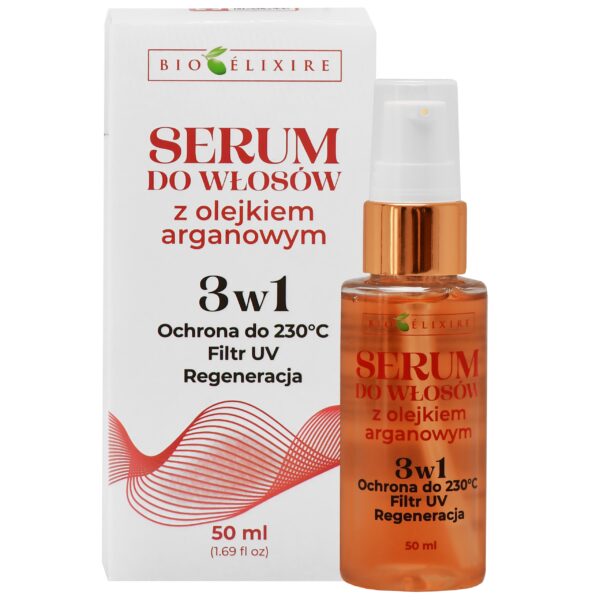 Bioelixire Olejek Arganowy serum do włosów zniszczonych 50 ml