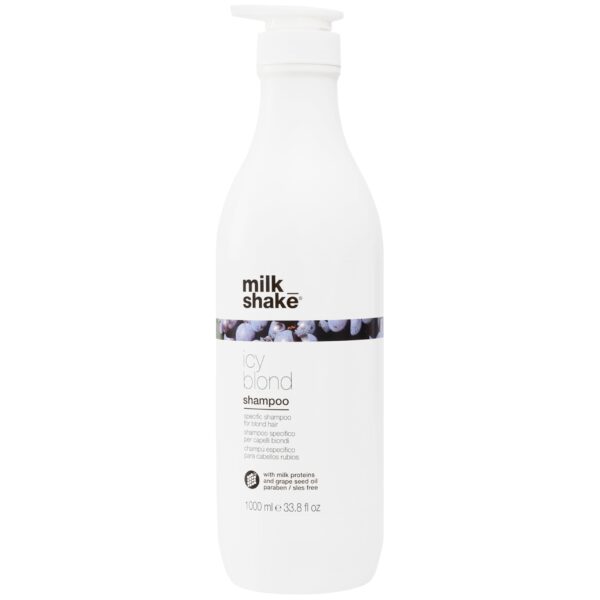 Milk Shake Icy Blond Shampoo - ochładzający kolor szampon do włosów blond, 1000ml