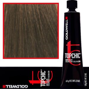 Goldwell Topchic - profesjonalna farba do włosów, 60ml 5-B Jasny Beżowy Brąz
