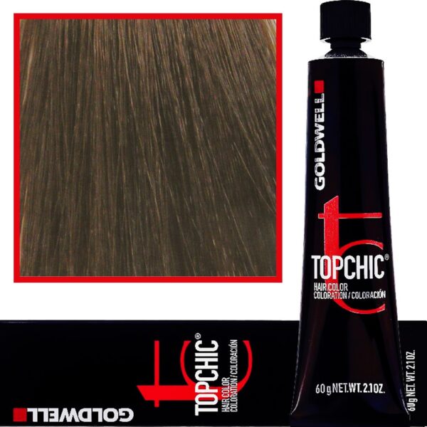 Goldwell Topchic - profesjonalna farba do włosów, 60ml 5-B Jasny Beżowy Brąz